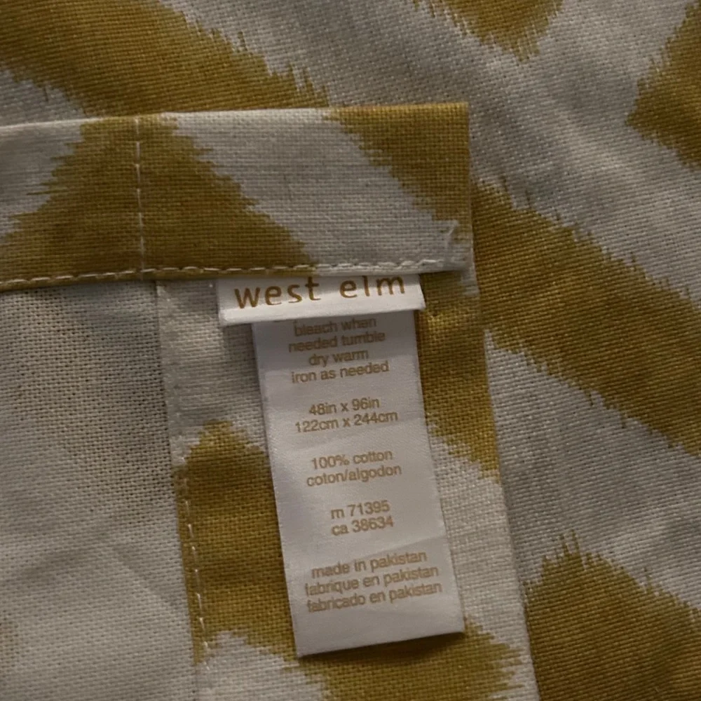 Set OF 2 NEW IKAT KEY WEST ELM 48